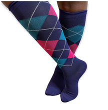 Load image into Gallery viewer, Navy Compression Socks
