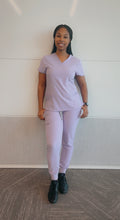 Load image into Gallery viewer, Lavender Jogger Scrubs
